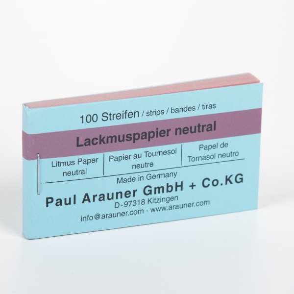 Acidometer Lackmuspapier neutral 100 Streifen - 1